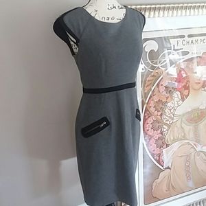 London Times Military Style Sheath Dress Sz 8